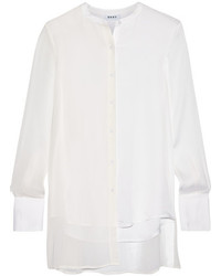 Белая шифоновая блузка от DKNY