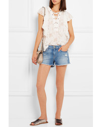 Белая шифоновая блузка от IRO