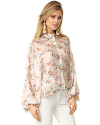 Белая шифоновая блузка от Alexis