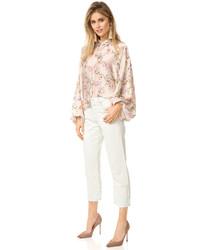 Белая шифоновая блузка от Alexis