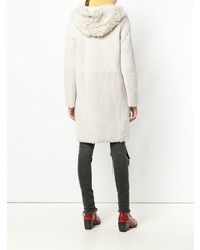 Белая шуба от Yves Salomon