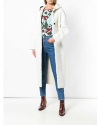 Белая шуба от Inès & Marèchal