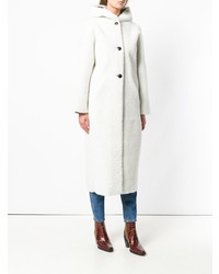 Белая шуба от Inès & Marèchal