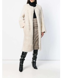 Белая шуба от Liska