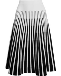 Белая юбка в горизонтальную полоску от Tomas Maier