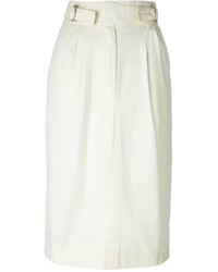 Белая юбка-карандаш от Celine