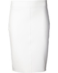 Белая юбка-карандаш от Reed Krakoff