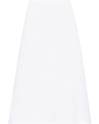 Белая юбка крючком от Victoria Beckham