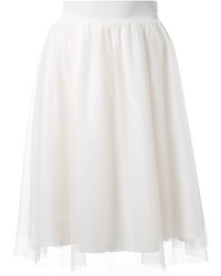 Белая юбка-миди из фатина от GUILD PRIME