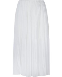 Белая юбка-миди со складками от ASTRAET
