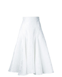 Белая юбка-миди со складками от Bambah
