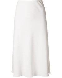 Белая юбка-миди со складками от The Row