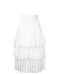 Белая юбка-миди от Bambah