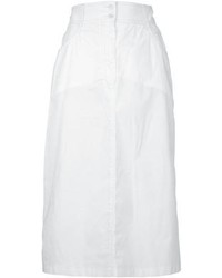 Белая юбка-миди от Pancaldi