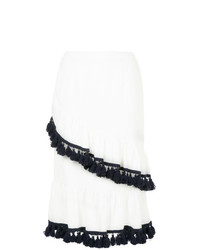 Белая юбка-миди от Suboo