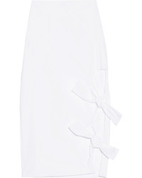 Белая юбка с вырезом от Rosie Assoulin