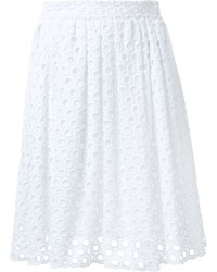 Белая юбка с вышивкой от House of Holland