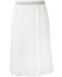 Белая юбка со складками от Blugirl