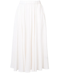 Белая юбка со складками от Co