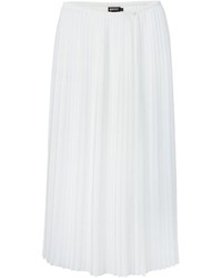 Белая юбка со складками от DKNY