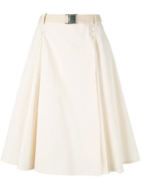 Белая юбка со складками от Lemaire