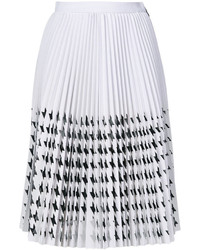 Белая юбка со складками от MSGM
