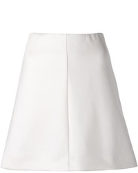 Белая юбка-трапеция от Courreges