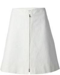Белая юбка-трапеция от Courreges