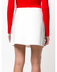 Белая юбка-трапеция от Courreges