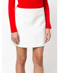 Белая юбка-трапеция от Courreges