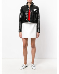 Белая юбка-трапеция от Courreges