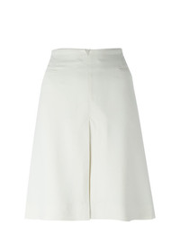 Белая юбка-трапеция от Moschino Vintage