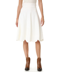 Белая юбка от Salvatore Ferragamo