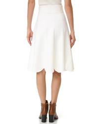 Белая юбка от Salvatore Ferragamo