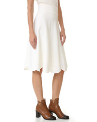 Белая юбка от Salvatore Ferragamo