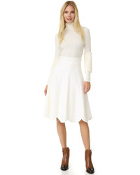 Белая юбка от Salvatore Ferragamo