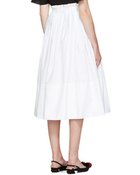 Белая юбка от Fendi