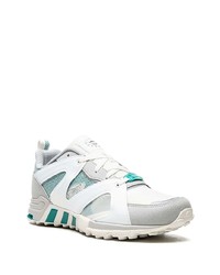 Мужские бело-зеленые кроссовки от adidas