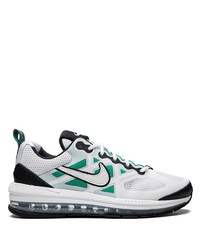 Мужские бело-зеленые кроссовки от Nike