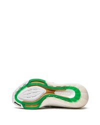 Мужские бело-зеленые кроссовки от adidas