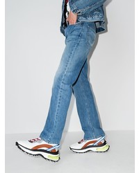 Мужские бело-коричневые кроссовки от DSQUARED2