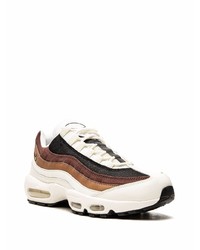 Мужские бело-коричневые кроссовки от Nike