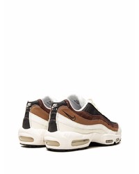 Мужские бело-коричневые кроссовки от Nike