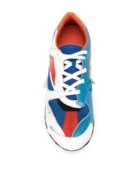 Мужские бело-красно-синие кроссовки от Kolor