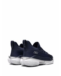 Мужские бело-красно-синие кроссовки от Under Armour