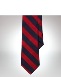 Бело-красно-синий шелковый галстук