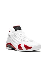 Мужские бело-красные кроссовки от Jordan