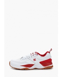 Женские бело-красные кроссовки от DC Shoes