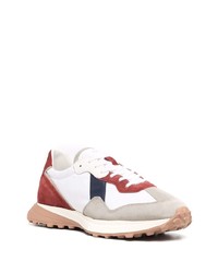 Мужские бело-красные кроссовки от D.A.T.E