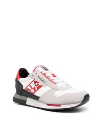 Мужские бело-красные кроссовки от Napapijri